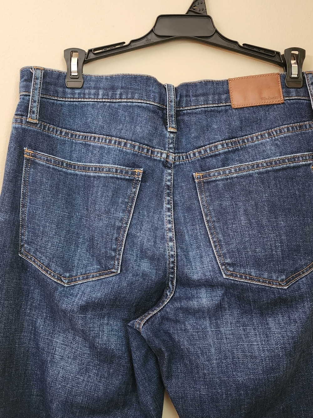 Madewell  Slim Boy Jeans Leg Jeans in Dark Blue Wash Women Size 27 - Picture 4 of 6